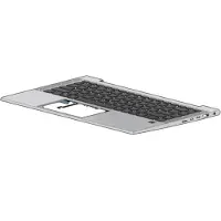 HP Bovenklep met toetsenbord CP+PS BL PVCY INTL, Onderdelen voor notebooks
