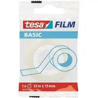 TESA tesafilm BASIC - Bureaulijm - Transparant - Universeel - Discreet - 33m x 15mm