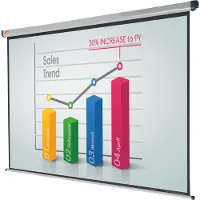 Nobo projectiescherm 1902392 plafondmontage, wandmontage formaat 4:3 175 x 132,5 cm