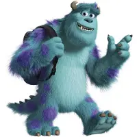 BULLYLAND 12583 – Speelfiguur en verzamelfiguur Sulley uit Monsters, Inc. – ca. 7,5 cm – levensecht en detailrijk vormgegeven – ideaal als taartfiguur en klein cadeautje voor kinderen vanaf 3 jaar.