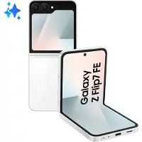 Samsung Galaxy Z Flip7 FE Vouwbare Smartphone 8GB 128GB 50MP Wit
