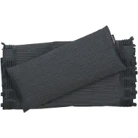Lafuma Futura Clip XL - Relaxstoel Vervangingsset - Batyline Duoreedte Doek - Inclusief Clips - Kleur Obsidian-Zwart