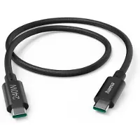 Hama 00201702 USB-C-kabel USB 3.2 Gen1 USB-C stekker 1.5 m Zwart