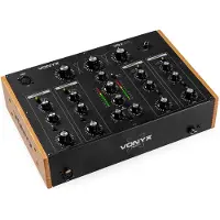 VONYX VDJ270 Rotary mixer - 4 kanaals mengpaneel - Analoge mixer -
