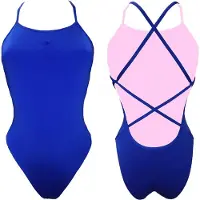 Turbo Patron Sirene Swimsuit Blauw 8 Years Meisje