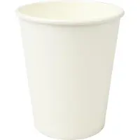 Q-CONNECT beker uit karton | 150 ml | wit | pak van 100 stuks