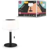Paulmann Solar Acculamp Bartja IP44 dimbaar 2700K Zwart