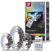 Paulmann EntertainLED USB LED Strip 2,4 Meter TV Verlichting 65 Inch - RGB+ - 4W - 60 LEDs/m