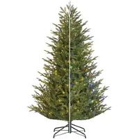 Black Box Trees frasier self shaping kunstkerstboom met verlichting 145x215 cm groen