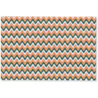 MuchoWow Deurmat 90x60 cm - Droogloopmat Retro - Disco - Golven - Kleur - Mat voor binnen - Schoonloopmat - Deurmatten met print - Inloopmat