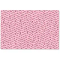 MuchoWow Deurmat 60x40 cm - Droogloopmat Roze - Patroon - Lijnen - Mat voor binnen - Schoonloopmat - Deurmatten met print - Inloopmat