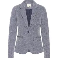 Ichi Blazers 'ICHKate' blauw gemêleerd / wit
