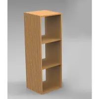 5 Five Tasso Plankeenheid - Zink, Bamboe, 35 x 32 x 102 cm