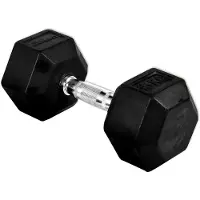 Olive Hex Dumbbell 15kg Zilver 15 kg