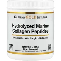 California Gold Nutrition , Geëxtraheerd Zeekollageenpeptiden, Ongezoet, 7,05 oz (200 g)