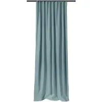 Molecule HMS Thermisch verduistergordijn met haken aqua polyester