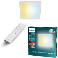 Philips Valen 13w 1500 Lumens 2200-6500k 295 X 37 X 295 Mm Opbouw Led-downlighter