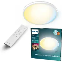 Philips Valen 22w 2900 Lm 2200-6500k 421 X 24 Mm Plafondlamp
