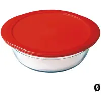 Ô cuisine Lunchbox Rood Borosilicaatglas