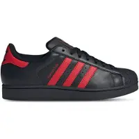 Adidas Sneakers laag 'Superstar II' rood / zwart