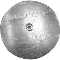 Martyr Anodes Aluminium Cmr3 Trim Tab With Rudder Anode Grijs 95.25 mm