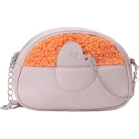 MO Schoudertas oranje / pastelroze