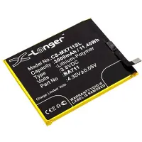 123accu MeiZu BA711 accu (3000 mAh, huismerk)