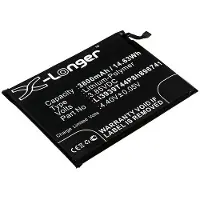 123accu ZTE Li3939T44P8h896741 accu (3800 mAh, huismerk)