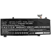 123accu Dell 1F22N accu (15.2 V, 3700 mAh, huismerk)
