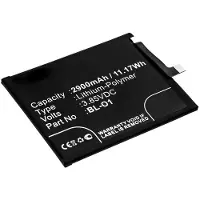 123accu LG BL-O1 / EAC64559001 / EAC64619301 accu (3.85 V, 2900 mAh, huismerk)