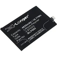123accu OPPO BLP885 accu (3.85 V, 4850 mAh, huismerk)