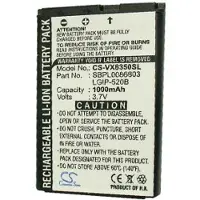 123accu LG LGIP-520B / LGIP-320R / SBPL0086803 accu (800 mAh, huismerk)