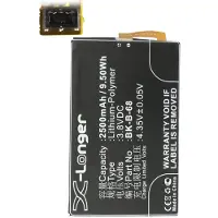 123accu BBK BK-B-68 accu (2500 mAh, huismerk)