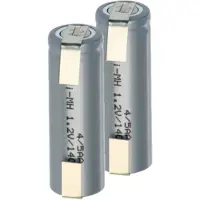 Oral-B oplaadbare 4/5AA batterijen 2 stuks met U-Tag (1.2 V, 1400 mAh, Ni-Mh)