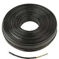 Cablexpert Telefoonkabel 4-aderig op rol - CCS (AWG32) / zwart - 100 meter