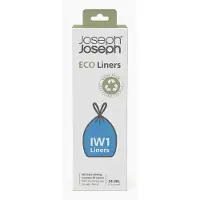 Joseph Joseph Vuilniszakken met trekband 24-36 liter | 20 stuks | Zwart | Eco