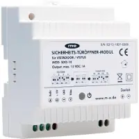 M-E Elektronisch veiligheidsmodule voor deuropeners, geschikt voor montage op een DIN-rail, model SDO-10