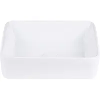 UPTREND Keramische waskom rechthoek wit 36x47x13 cm opbouw Aura