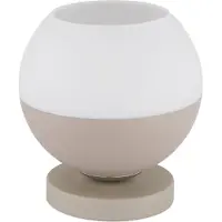 Globo Tafellamp Ragusa Zand Bruin