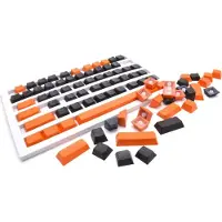 Dark Project - KS-43 PBT - Keycaps - Zwart/Oranje - ENG/RU/UA