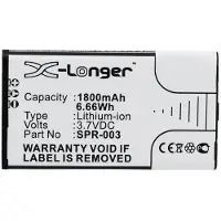 123accu Nintendo 3DS XL SPR-003 / SPR-001 accu (1800 mAh, huismerk)