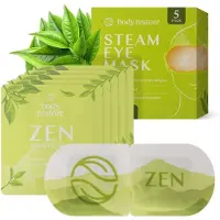 Body Restore Stoom Oogmasker Green Tea 5-Pack - - Groene Thee - Groene Theegeur - Zelfverwarmend Oogmasker - Verwarmd Oogmasker - Warmte Oogmasker - Steam Eye Masks