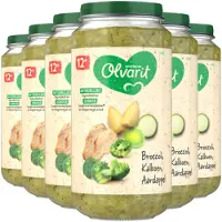 Olvarit 6x Maaltijd 12m Broccoli Kalkoen Aardappel 250 Gr