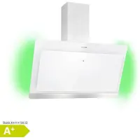Klarstein Aurora Eco 90 afzuigkap 550 m³/h 90 cm hoofd vrij sfeerlicht EEC A+
