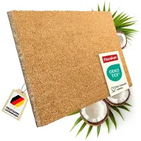 Karat Deurmat Kokos - Voor Binnen en Buiten - Deurmat van Kokos - Vuilvangmat voor Voordeur - Antislip - Voetschraper - Schoonloopmat Naturel - Natuur - 24 mm - 50 x 80 cm