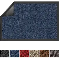 Floordirekt Deurmat SKY - Droogloopmat - Schoonloopmat - voor Binnen en Buiten - Blauw - 60 x 180 cm