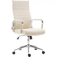 CLP Columbus Bureaustoel - Ergonomisch - Voor volwassenen - Stof - creme