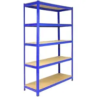 Monster Racking 90cm Garage Utility Shed Opslag Racks Bays Warehouse Opschorten (10, Blauw)