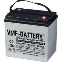 VMF EV6-205 AGM Deep Cycle accu (6V, 205 Ah, T22 terminal)