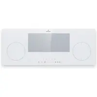 Klarstein Inductiekookplaat Delicatessa 90 Slim Hybrid - 4-Zones - 7000 W - Thermo Boost - Wit - Kookveld - 90 cm - Touch Timer Flexzone Kinderslot - Zwart - glas - Induction Hob - Inductie Kookveld